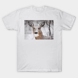 I hate snow! - White-tailed Deer T-Shirt